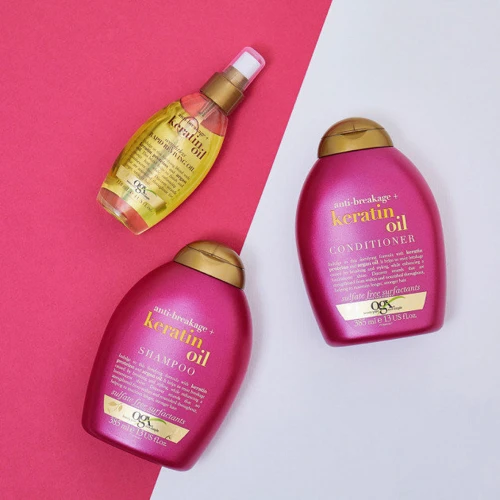 OGX Keratin Oil Кондиционер против ломкости с кератиновым маслом 385 ml: Объем, мл 385