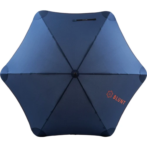 Парасолька-тростина механічний Blunt синій (Bl-Sport-navy-orange)