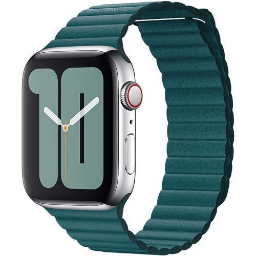 Аксесуар для Watch Apple Leather Loop Band Peacock Large (MXPN2) for Apple Watch 42/44mm: Виробник Apple