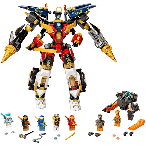 LEGO Ninjago Ультра-комбо-робот ниндзя (71765): Количество деталей, шт. 1104