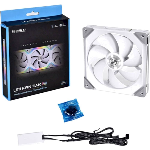 Кулер Lian Li Uni Fan SL140-1 Single White (G99.14UF1W.00): Разъем 4pin
