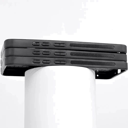 Аксессуар для смартфона WAVE Metal Case Black for Xiaomi Poco F5 / Redmi Note 12 Turbo: Материал Поликарбонат/Металл