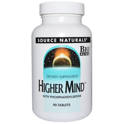 Source Naturals Higher Mind, 90 Tablets Улучшение Работы Мозга