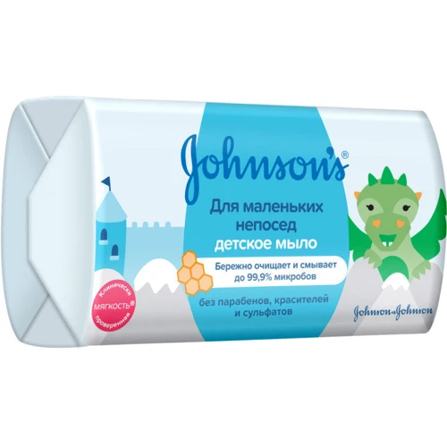 Johnson’s Baby Pure Protect Антибактериальное детское мыло "Для маленьких непосед" 100 g