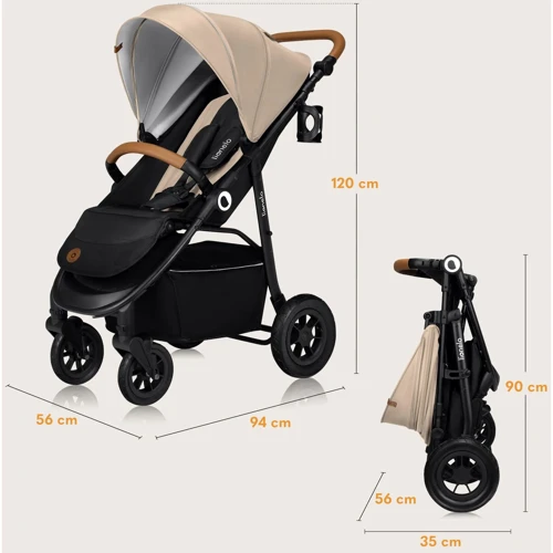 Прогулочная коляска Lionelo Natt Beige Sand (LO-NATT BEIGE SAND) фото 11