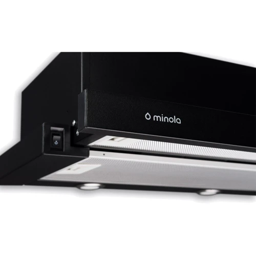 Вытяжка Minola HTL 6012 BL 450 LED: Материал корпуса нержавеющая сталь