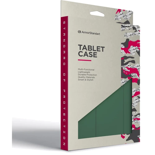Аксесуар для планшетних ПК ArmorStandart Flex Case Dark Green для Samsung Galaxy Tab A9 Plus SM-X210/SM-X215/SM-X216 (ARM84443): Колір зелений