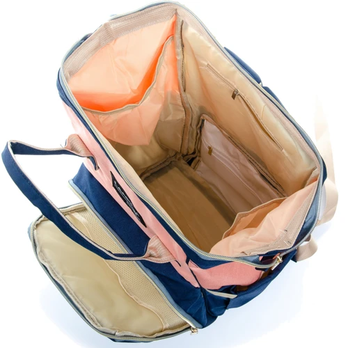 Жіночий рюкзак для мам Lanpad синій (32345 blue rose)