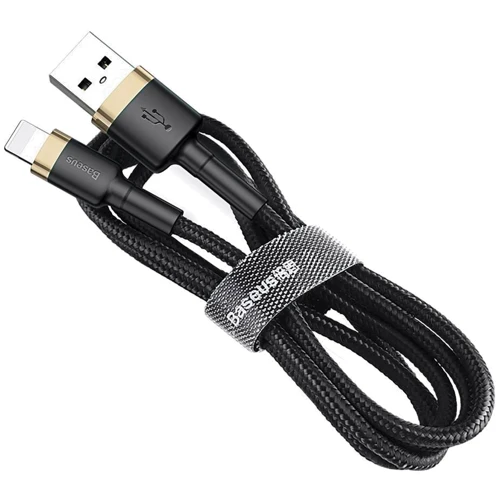 Кабель Baseus USB Cable to Lightning 2.4A 1m Gold/Black (CALKLF-BV1)