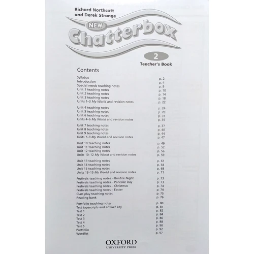 New Chatterbox 2: Teacher's Book: Производитель Oxford University Press