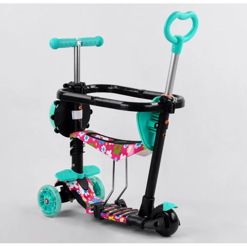 Дитячий самокат 5 в 1 Best Scooter S 1342: Тип гальма ножной