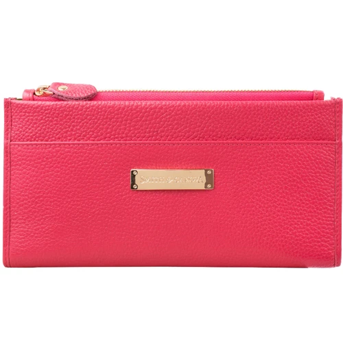 Женский кошелек Smith&Canova красный (FUL-28538-fuchsia)