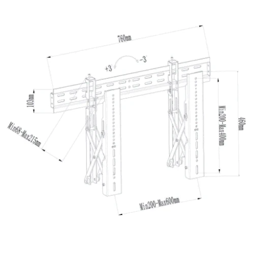 Кронштейн для ТБ Charmount WMX-64 фото 10