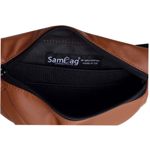 Жіноча поясна сумка Sambag Marina SKH коричнева (85151027): Стать Женский