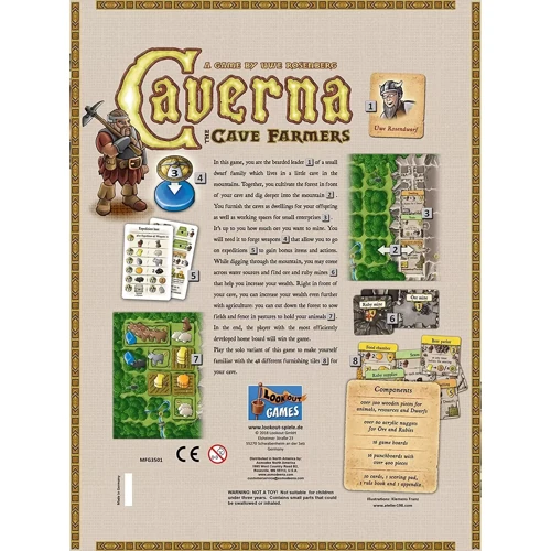 Настільна гра Lookout Games Caverna - EN Англійською мовою фото 5