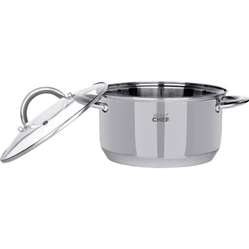 Кастрюля Bravo Chef 18 см 2.6 л (BC-2001-18): Материал корпуса Нержавеющая сталь