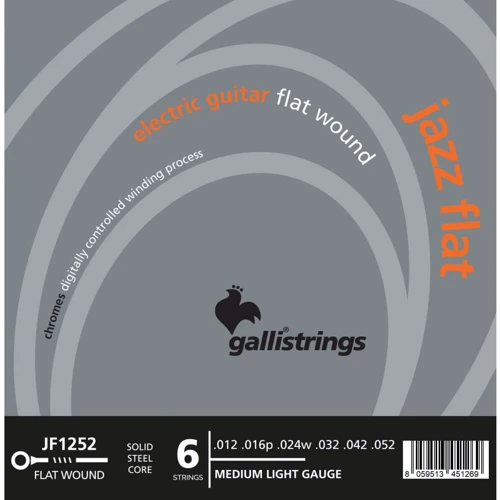 Струна для гитар Струны для электрогитары Gallistrings JF1252 MEDIUM LIGHT