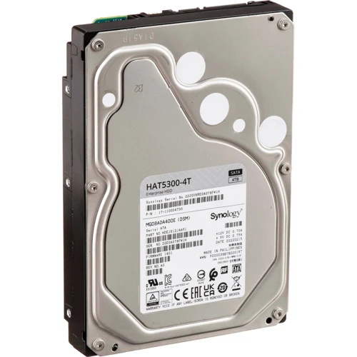 Внутренний жесткий диск Synology Enterprise Series 3.5" 4TB (HAT5300-4T): Объем 4 ТБ