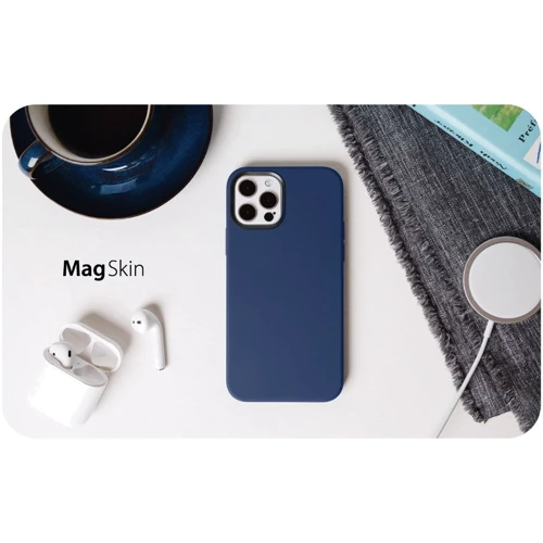 Чехол для iPhone Switcheasy MagSkin with MagSafe Classic Blue (GS-103-123-224-144) for iPhone 12 Pro Max фото 8