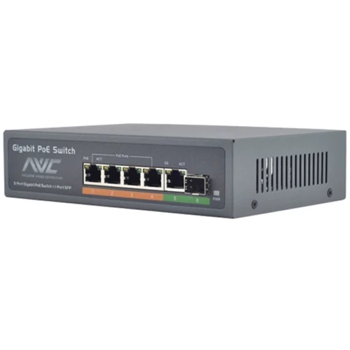 Мережевий комутатор NVC NVC-604Gs: Порти только Gigabit Ethernet (10/100/1000)