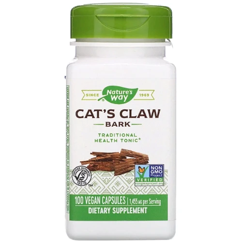 Nature's Way, Cat's Claw Bark, 1,455 mg, 100 Vegan Capsules (NWY11450)