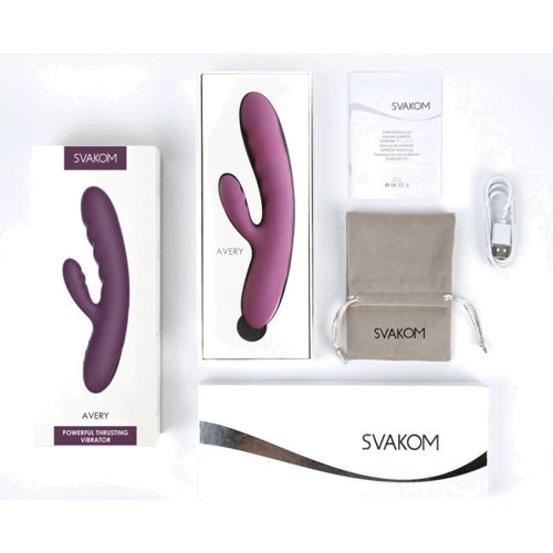 Вибратор-кролик Svakom Avery Lilac
