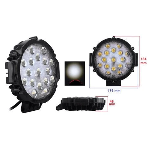 Светодиодная фара AllLight 51W-Black 9-30V spot 17 chip OSRAM: Производитель AllLight