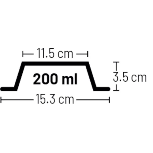 Эмалированная миска Flamingo Nell Antislip для котов 200 мл (59147): Объем 200 мл