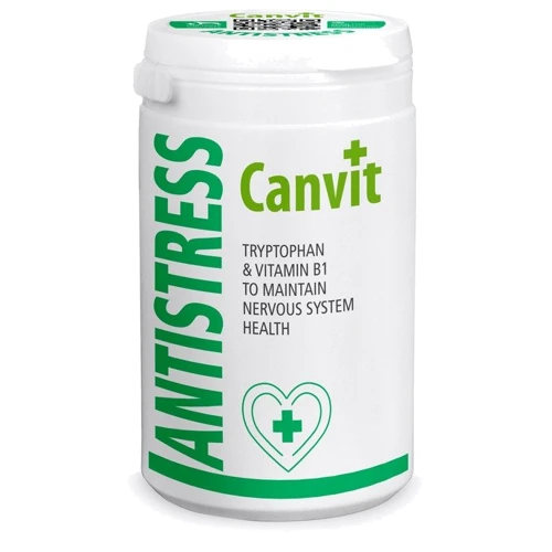 Кормова добавка Canvit Antistress for dogs and cats для собак і кішок всіх порід з антистресовим та заспокійливим ефектом 230 г (can56649)
