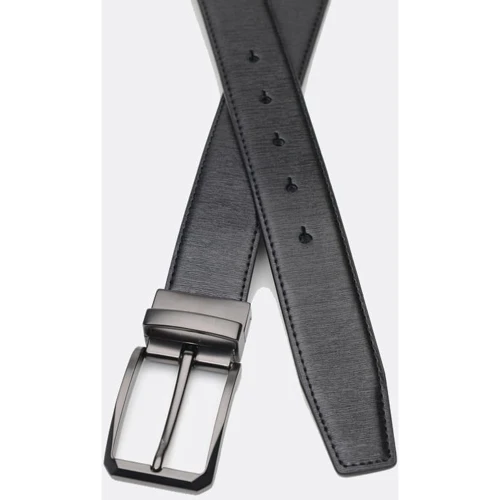 Мужской ремень Borsa Leather черно-коричневый (C135-ZZ4026-2): Пол Мужской