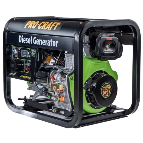 Генератор дизельный Procraft DP55: Тип двигателя 4-х тактный (одноцилиндровый)