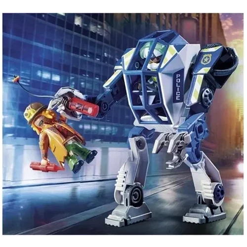 Конструктор Playmobil City Action Полицейский робот (70571): Количество деталей, шт. 50