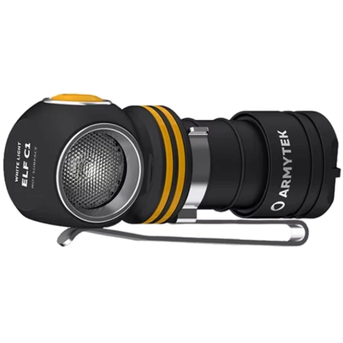 Фонарь туристический Armytek ELF C1 Micro-USB White (F05002C): Тип Налобный