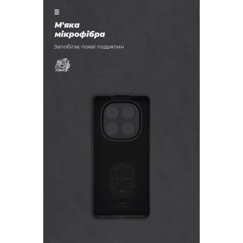 Чехол для телефонов ArmorStandart ICON Case Camera cover Black for Xiaomi Redmi Note 14 Pro 4G (ARM79823) фото 6