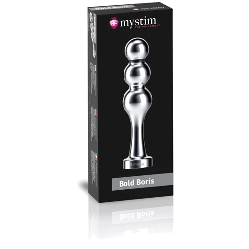 Bold Boris Kugeldildo анальная пробка с электростимуляцией, 14x3.2 см