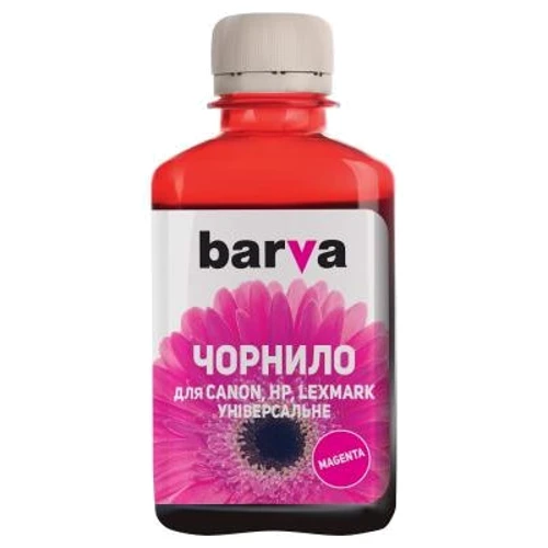 Чернила Barva CANON/HP/Lexmark Universal №4 MAGENTA 180г (CU4-477): Цвет Magenta