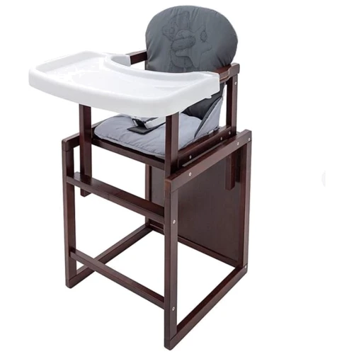 Стульчик-трансформер Babyroom Винни-220 тонированный пластиковая столешница графит-серый (мишка и звезда) (680566): Тип трансформер