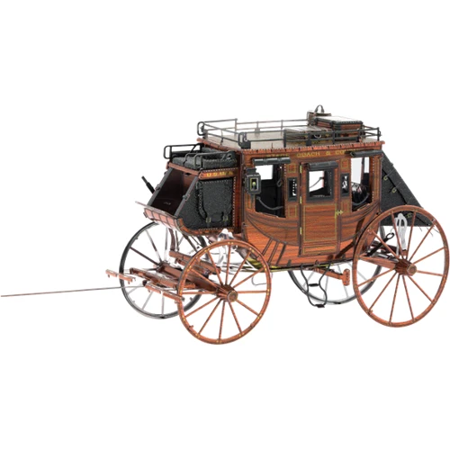 Металлический 3D конструктор Fascinations Wild West Дилижанс, MMS189