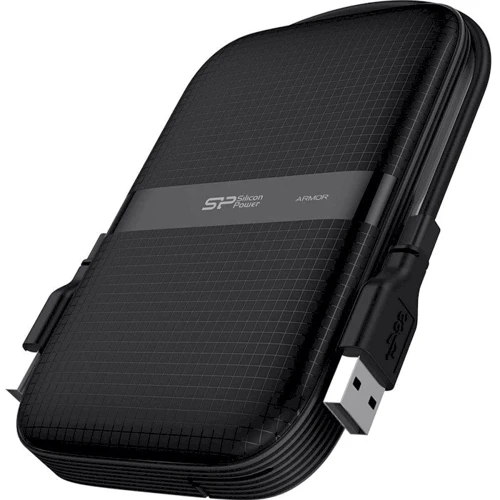 Внешний жесткий диск Silicon Power Armor A60 2 TB Black (SP020TBPHDA60S3A): Размеры, мм 138.5х85.9х23.2