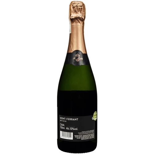 Вино игристое Cava Mont-Ferrant La Senyora Brut Nature белое сухое 0.75 л (FSH_8412074713014): Объем, л 0.75