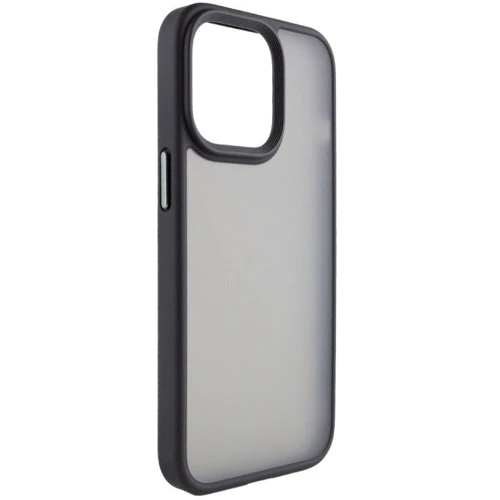 Чехол для iPhone Mobile Case TPU+PC Metal Buttons Black for iPhone 15 Plus: Цвет черный