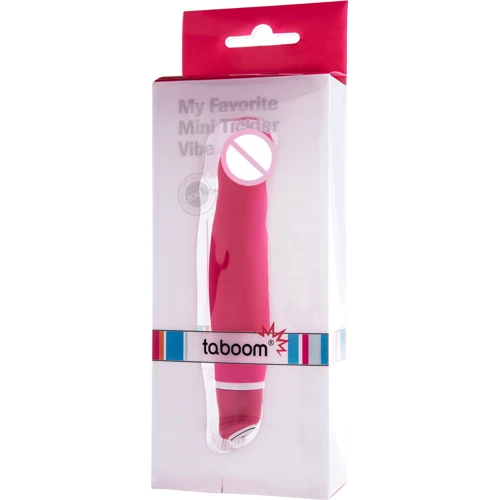 Вибратор для точки G Taboom My Favorite Minitickler Vibe, 12х3 см, розовый