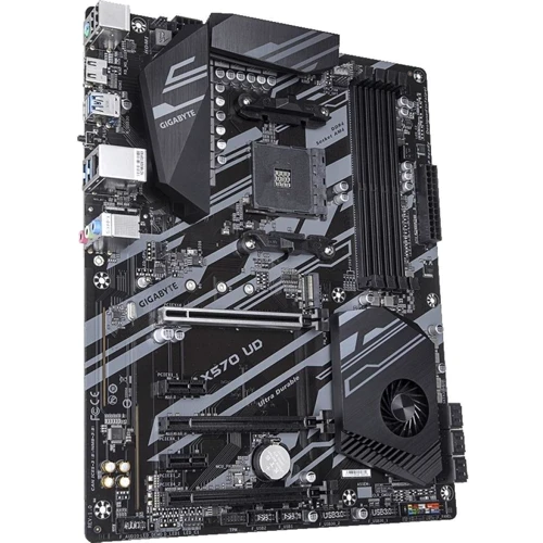 GIGABYTE X570 UD: Роз'єми на платі SATA 3.0, PCI Express x1, M.2