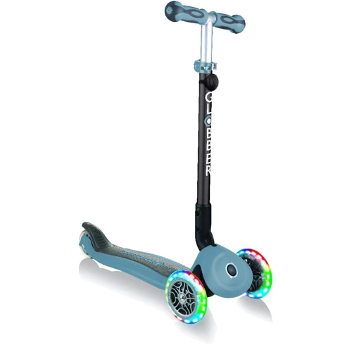 Самокат GLOBBER серії GO UP DELUXE LIGHTS 5в1 попелясто-блакитний, колеса з підсвічуванням 20 / 50кг: Максимальне допустиме навантаження, кг 50 / 20