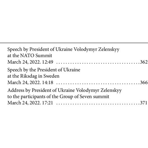 Ukraine aflame. War Chronicles. Month 1. Speeches and addresses by the President of Ukraine Volodymyr Zelenskyy фото 10