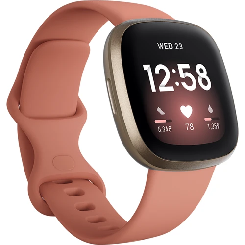 Смарт-часы Fitbit Versa 3 Pink Clay/Soft Gold Aluminum