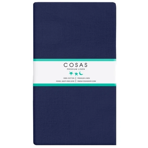 Набор простыней Cosas Dark blue/Zigzag blue grey 120x60 см (4822052056691)