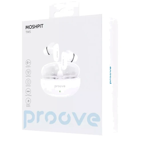 Наушники Proove MoshPit TWS White: Диапазон частот (Гц) 20 - 20 000