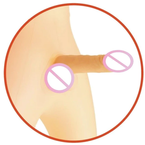 Надувная кукла DENNIS 3D с вставкой из киберкожи и вибростимуляцией, BS5900003