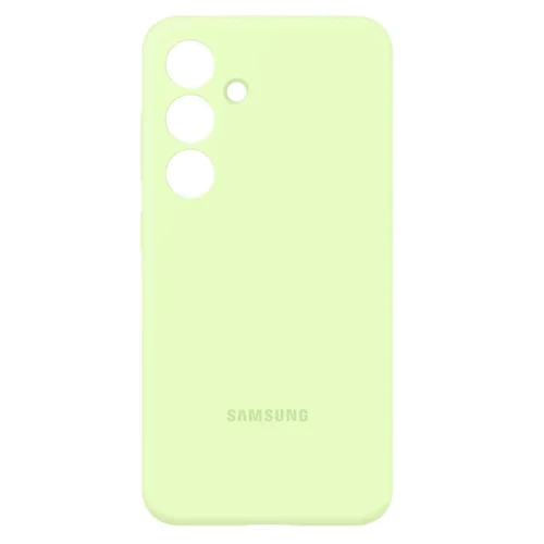 Чехол для телефонов Samsung Silicone Case Light Green (EF-PS921TGEGWW) for Samsung S921 Galaxy S24: Материал Силикон/Поликарбонат/Микрофибра